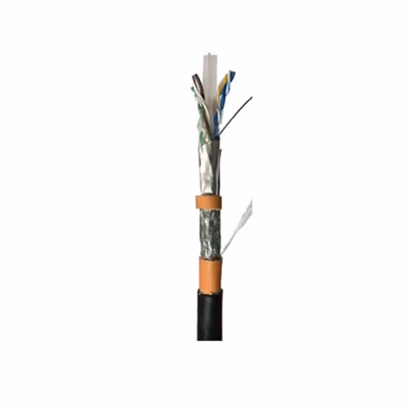 کابل شبکه نگزنس Cat6 SFTP Outdoor تمام مس تست فلوک پرمننت با دو روکش PVC   PE وارداتی