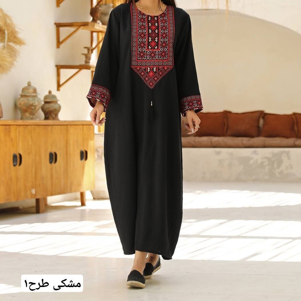 پیراهن ابروبادی خرج کار  کتیبه ، مانتو بلند کتیبه ابروبادی 