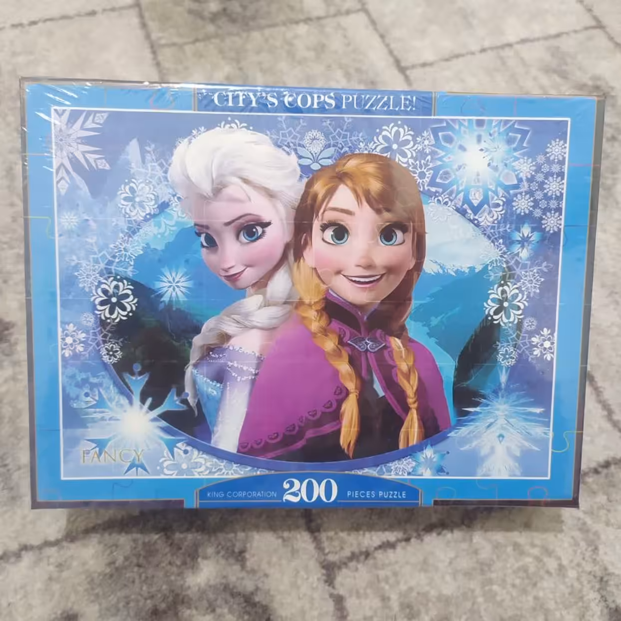 پازل 200 قطعه فنسی طرح السا و آنا با کیفیت عالی و جذاب 