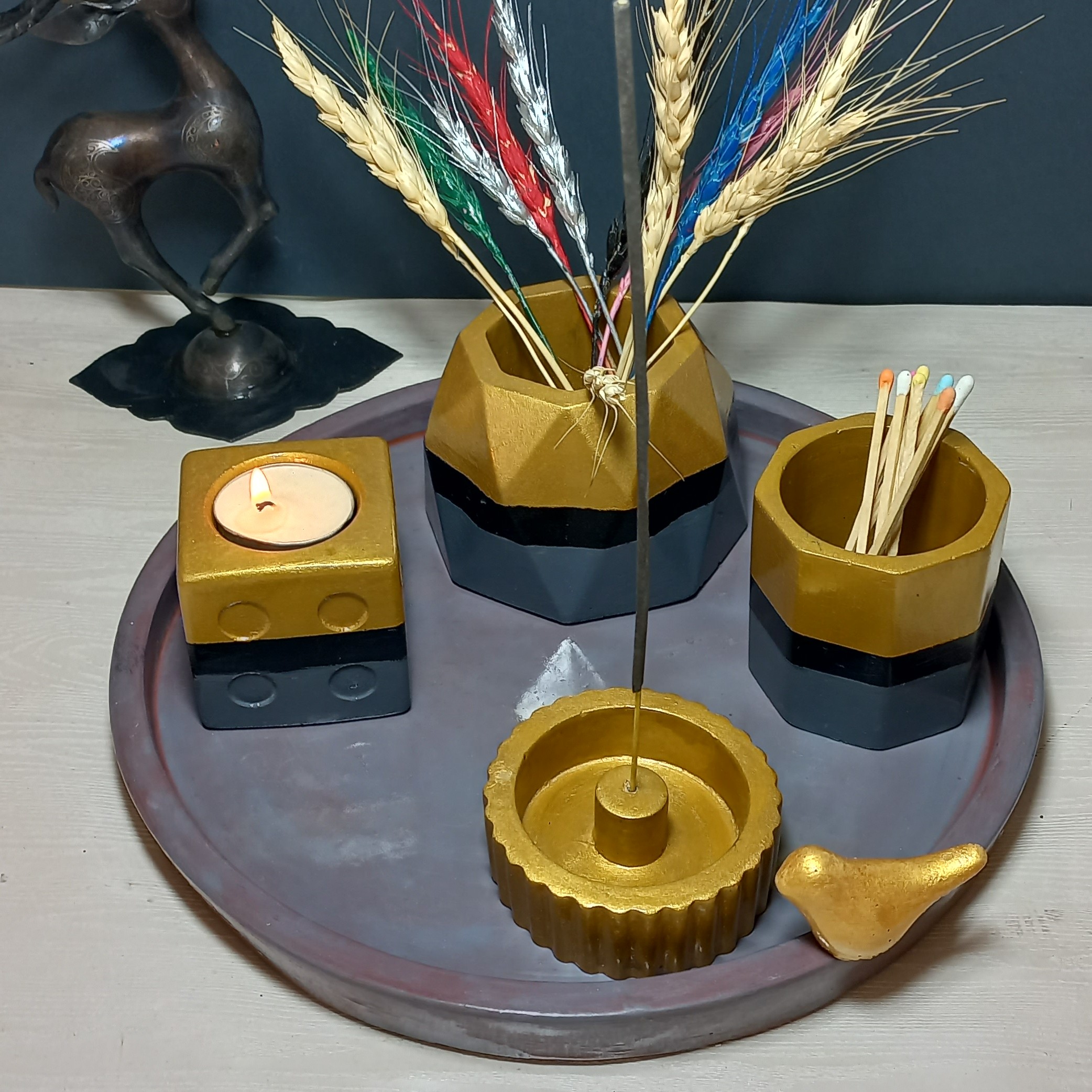 ست رومیزی بتنی
