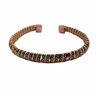 دستبند اسپرت تراش برنجی مسی کد JW219