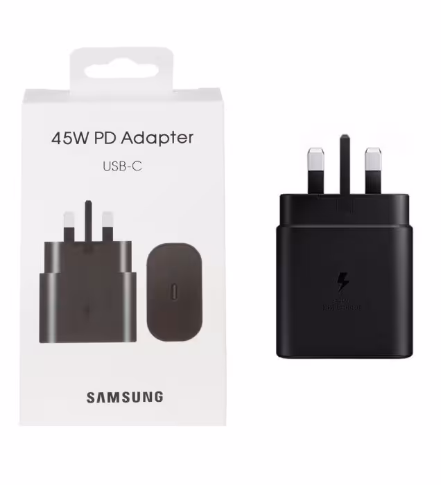 شارژر دیواری سه پین فست و PD تک پورت تایپ سی سامسونگ مدل 45W ORG