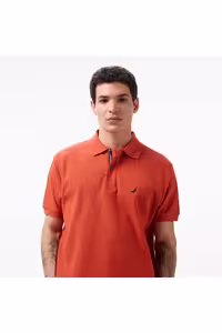 تی شرت یقه پولو قرمز مردانه تيشرت يقه آستين كوتاه مدل Nautica