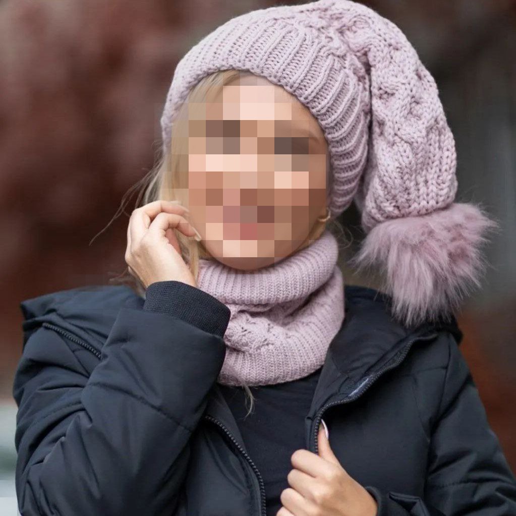 ست کلاه بافتنی و شال گردن زنانه