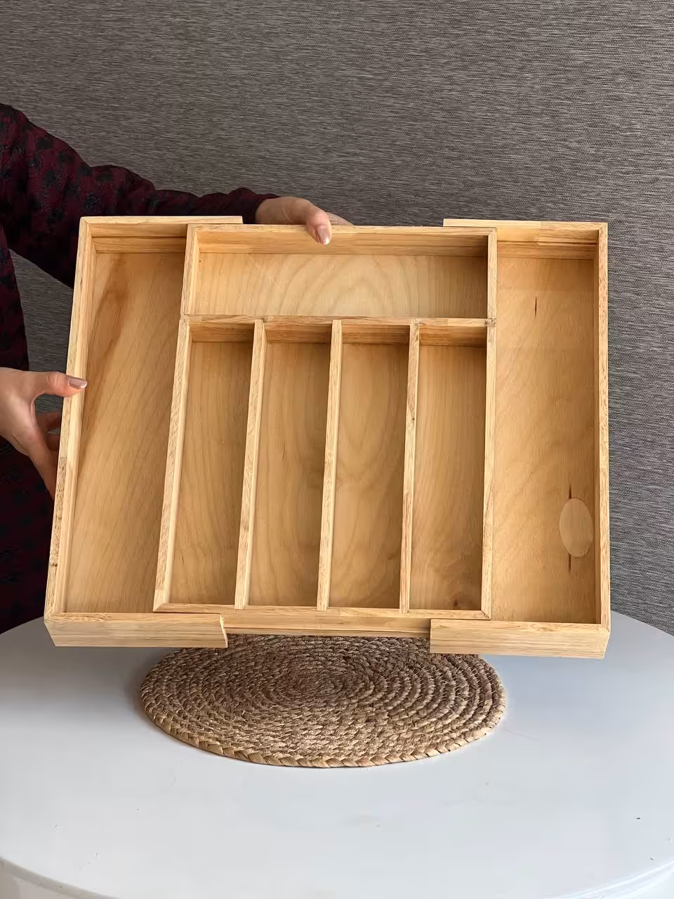 جاقاشقی چوبی داخل کابینت مدل تاشو