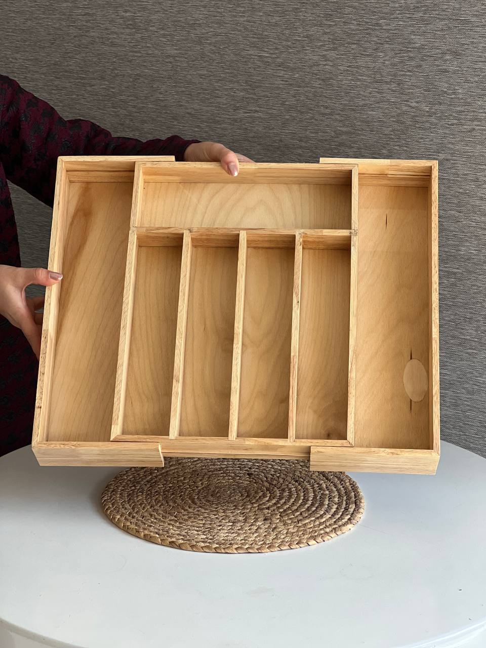 جاقاشقی چوبی داخل کابینت مدل تاشو
