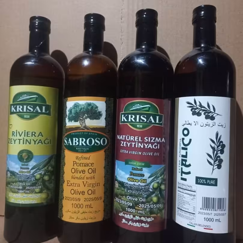 روغن زیتون های 1 لیتری با کیفیت بسیار عالی