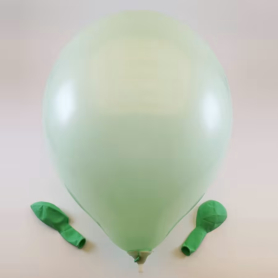 بادکنک سبز پاستیلی (12 اینچ) لاتکس پاستلی استاندارد