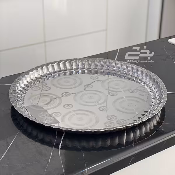 سینی استیل 60 انگشتی ساده