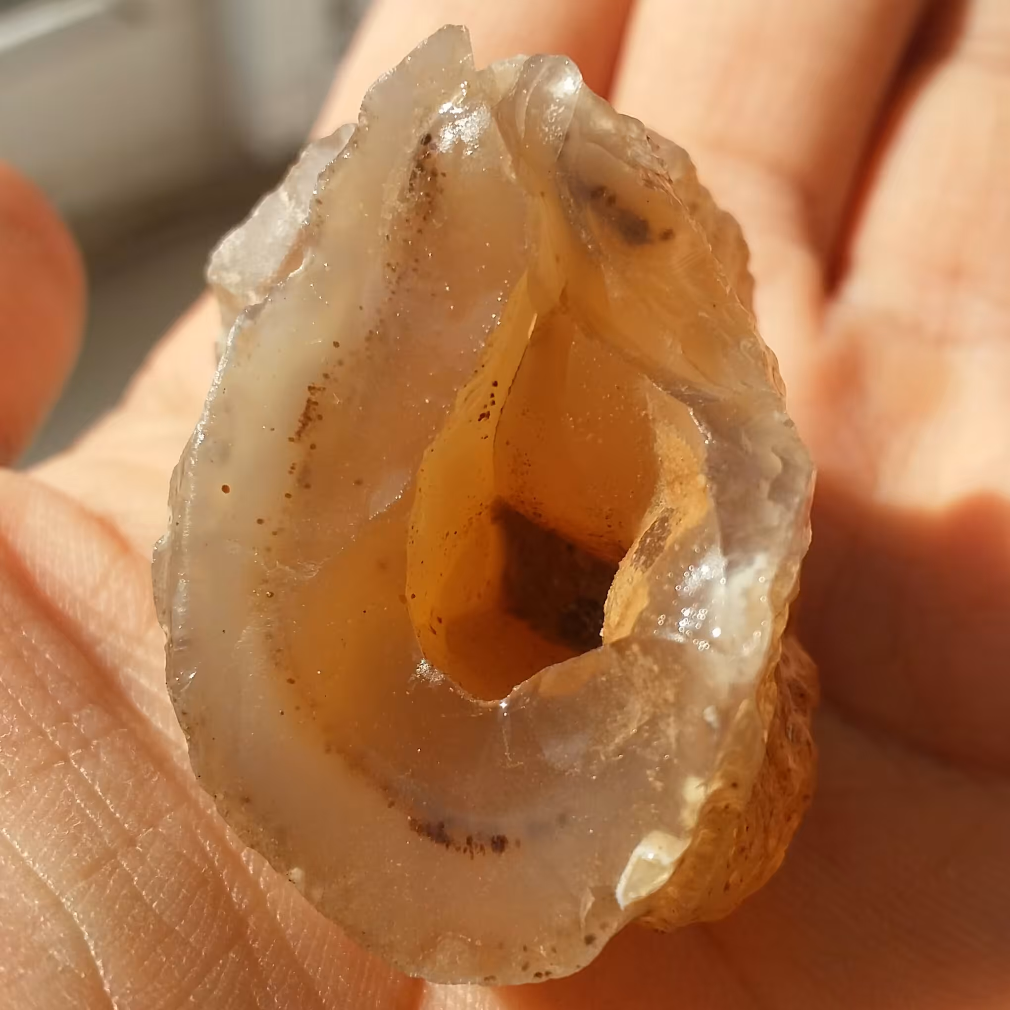 سنگ راف عقیق عسلی شنی بی نظیر خاص 100 در 100 طبیعی شاهکار خلقت