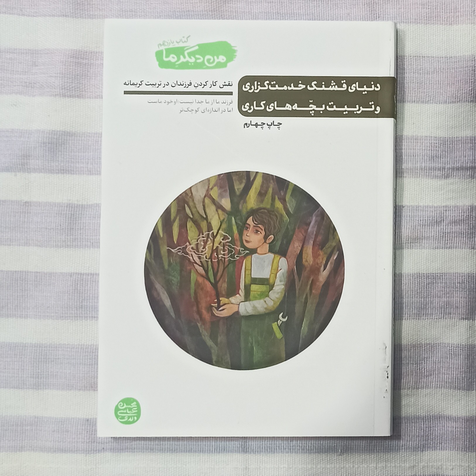 کتاب دنیای قشنگ خدمت گزاری و تربیت بچه های کاری من دیگر ما جلد یازدهم تالیف محسن عباسی ولدی