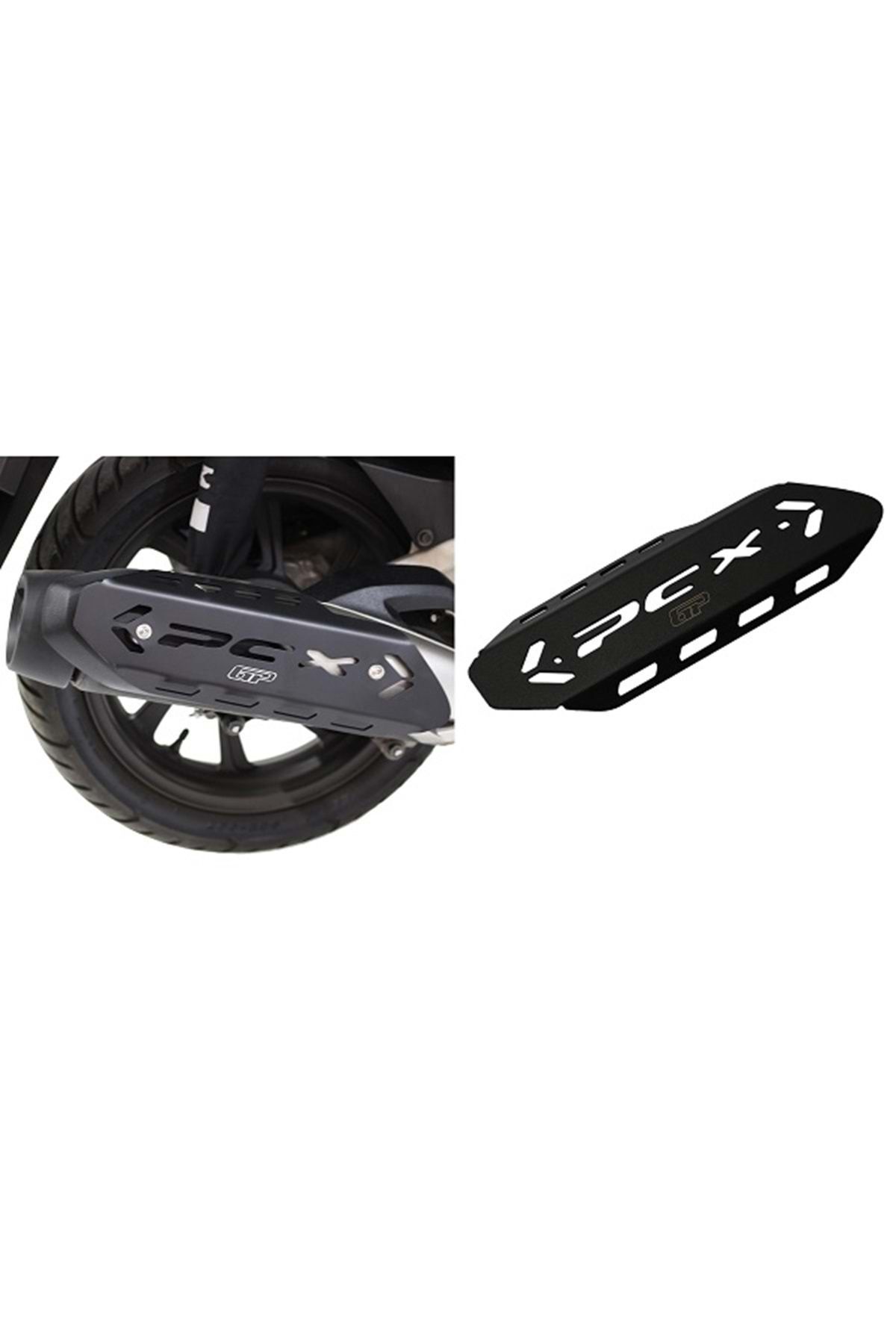 لوازم یدکی موتورسیکلت HONDA PCX 125 150 2018 2023 پوشش حفاظت از اگزوز سازگار GP KOMPOZİT