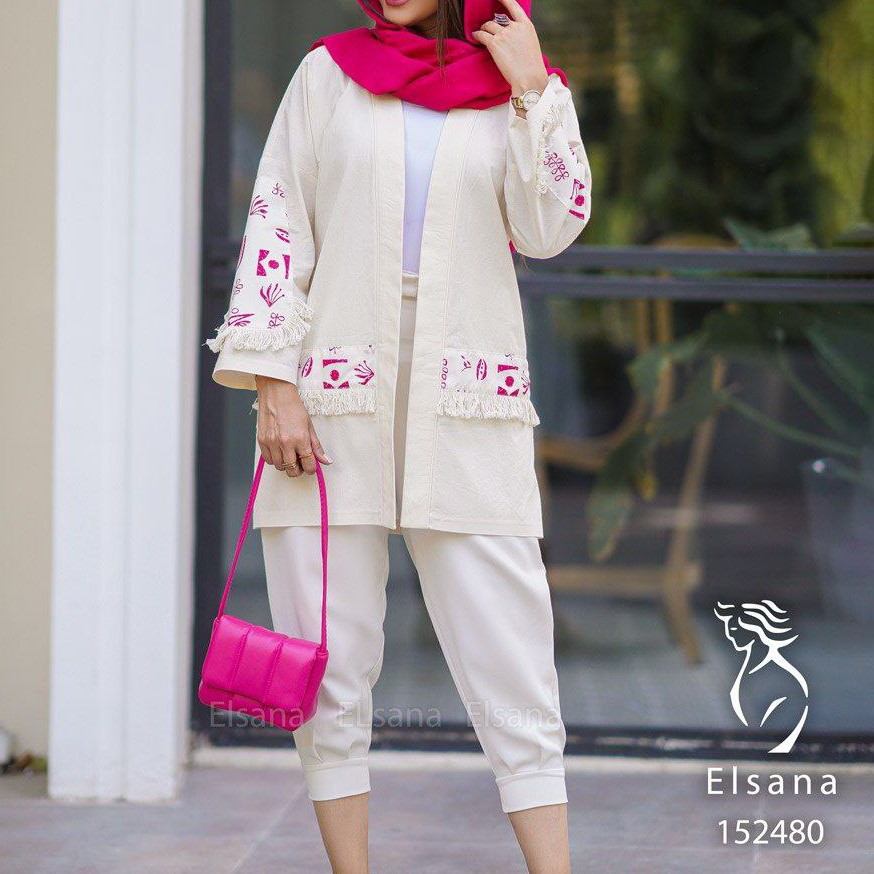 مانتو کوتاه ریشه دار