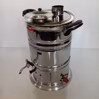 سماور گازی استیل 12  لیتری دارای شمعک