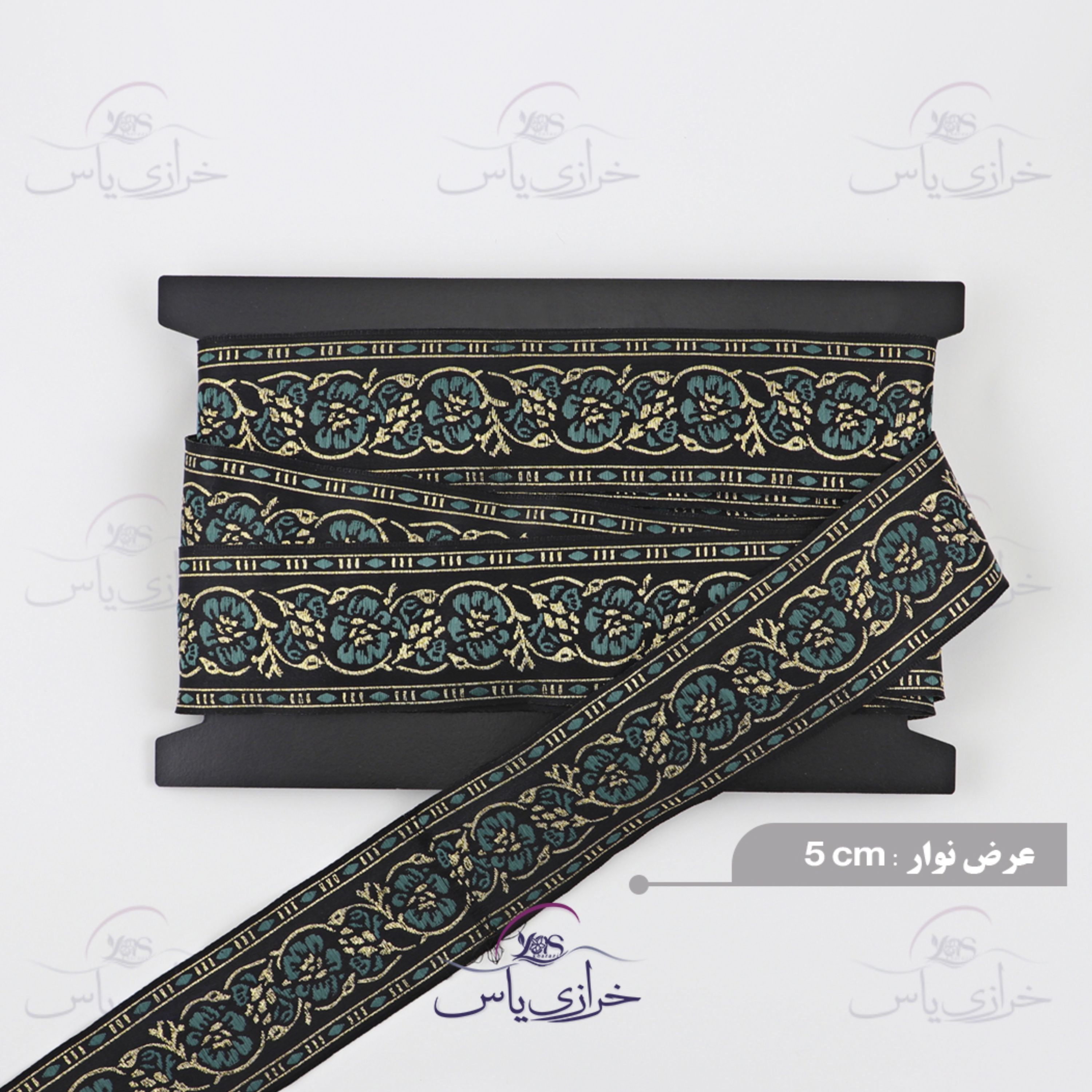 نوار سنتی بافت عرض 5 سانت کد 45