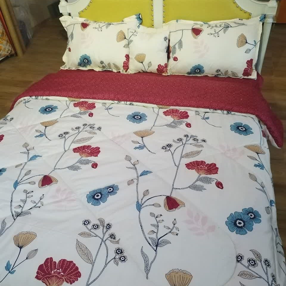 روتختی میکروپنبه کد 3710 دو رو گلدار