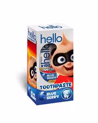 خمیر دندان تیوبی کودک هلو فرش Hello Fresh طرح جک جک با طعم بلوبری 70 گرم