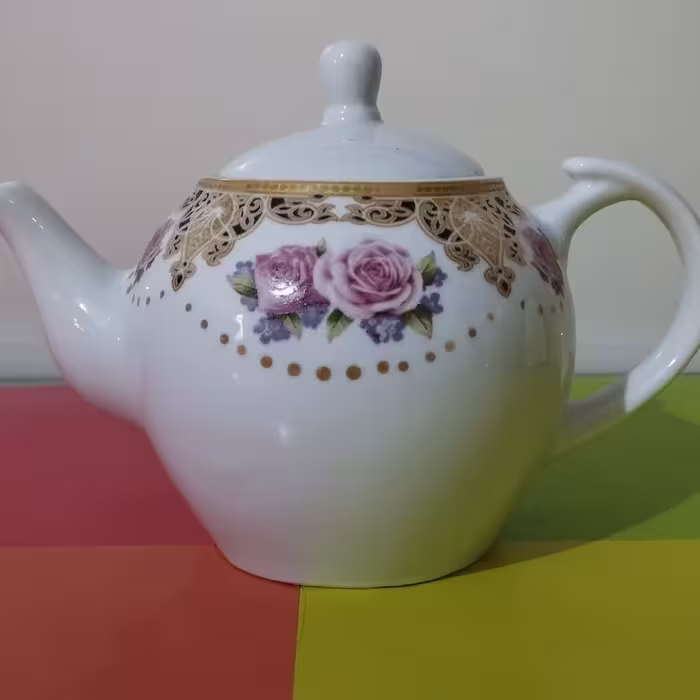 قوری گل رز 5