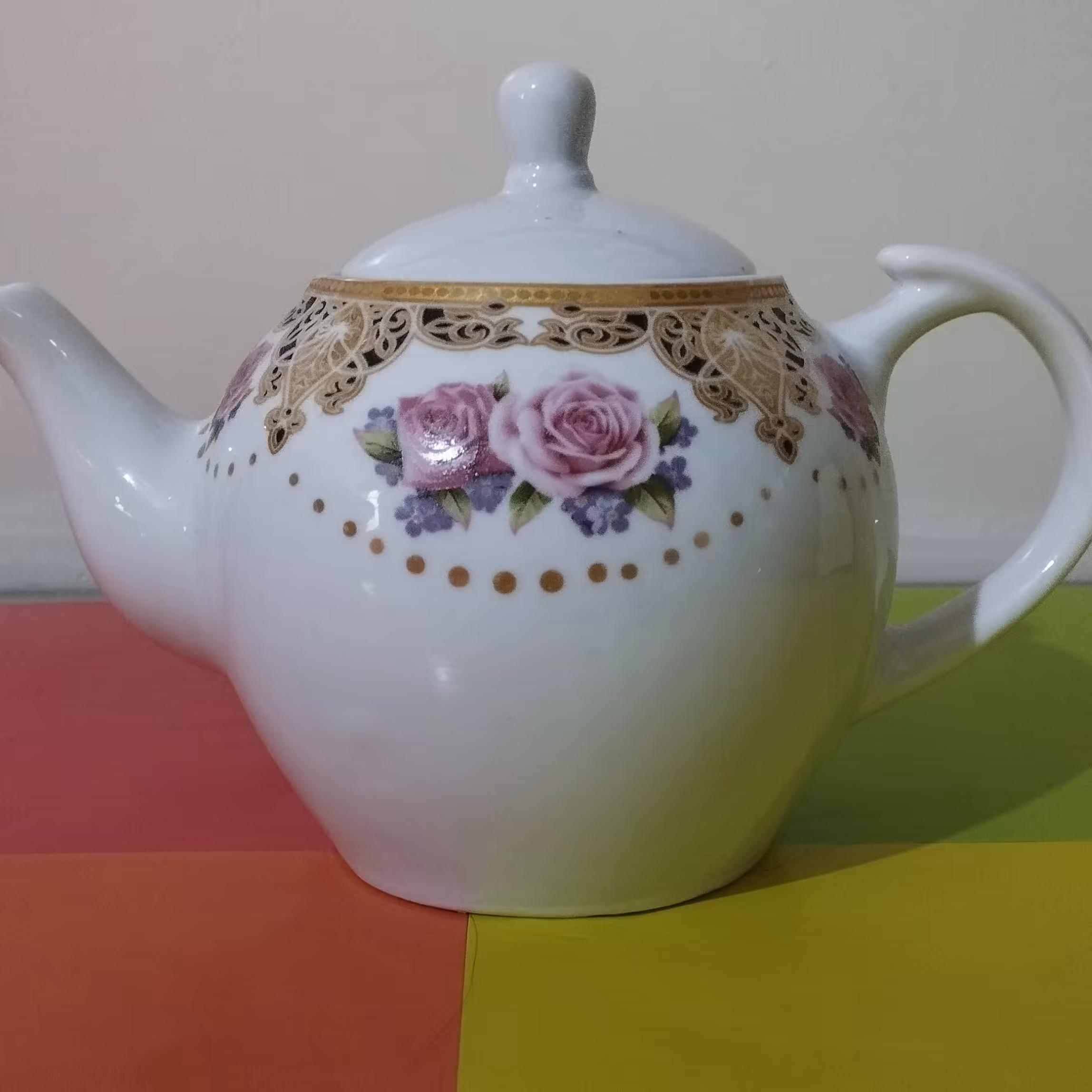 قوری گل رز 5