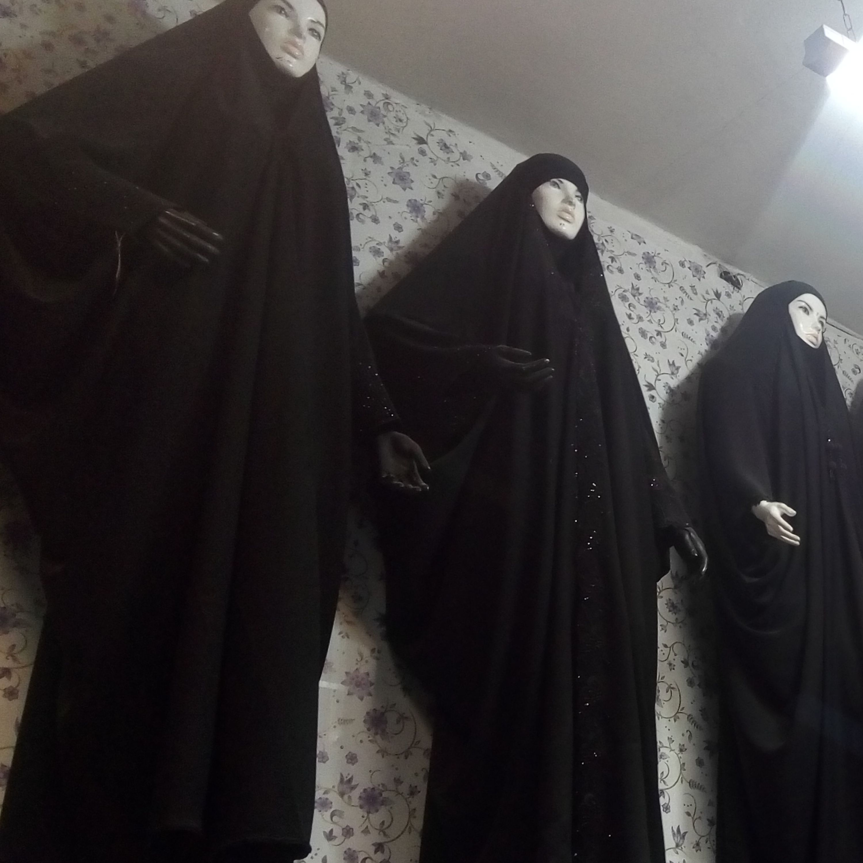 چادر جده مروارید دوزی شده