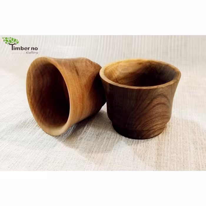 پیاله های چوبی
