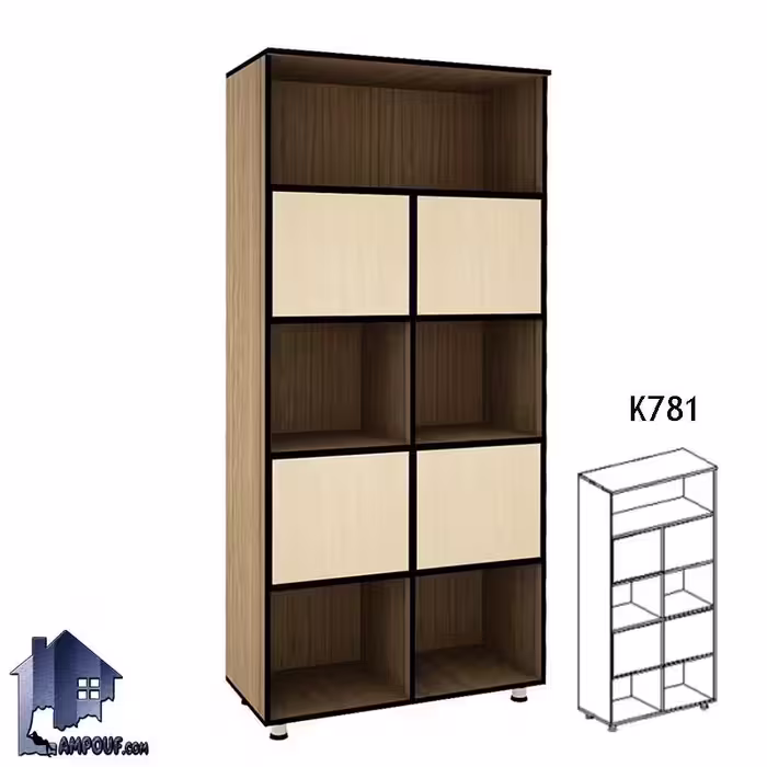 کتابخانه 4 درب مجزا BCSN781