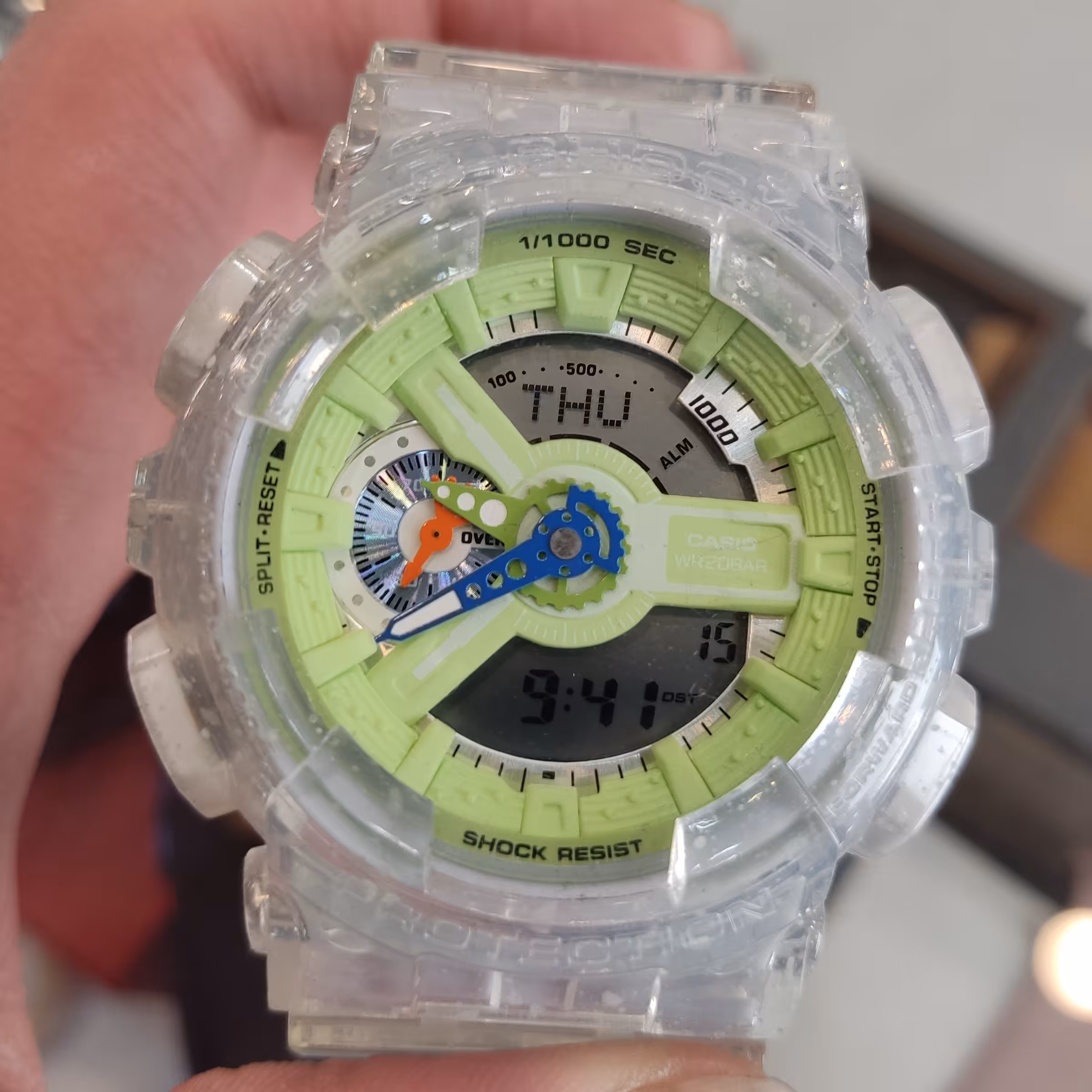 ساعت جی شاک پمپی