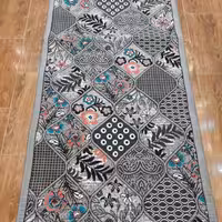 کناره گلیم ماشینی کاشان طرح جدید با زمینه طوسی نقره ای سایز  مورد نظر شما با کیفیت بالا  درجه یک( خرید مستقیم ازکارخانه)