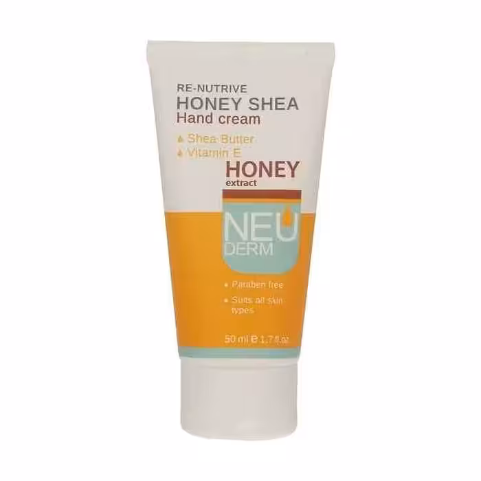 کرم دست رینوتریو نئودرم Neuderm مدل هانی شی honey shea حجم 50 میل