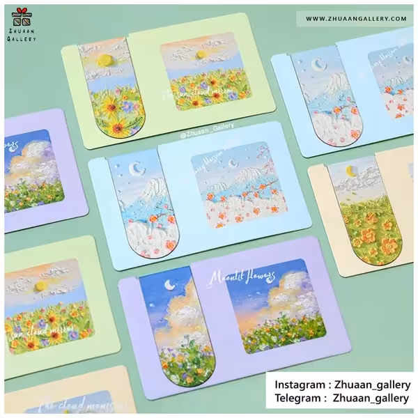 بوکمارک مگنتی Art Nature فانتزی