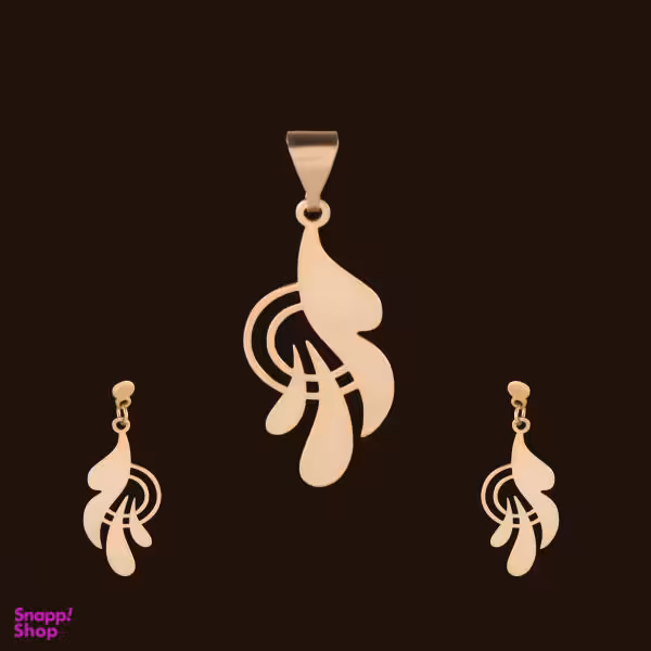 نیم ست طلا 18 عیار زنانه سانا گالری کد D9961