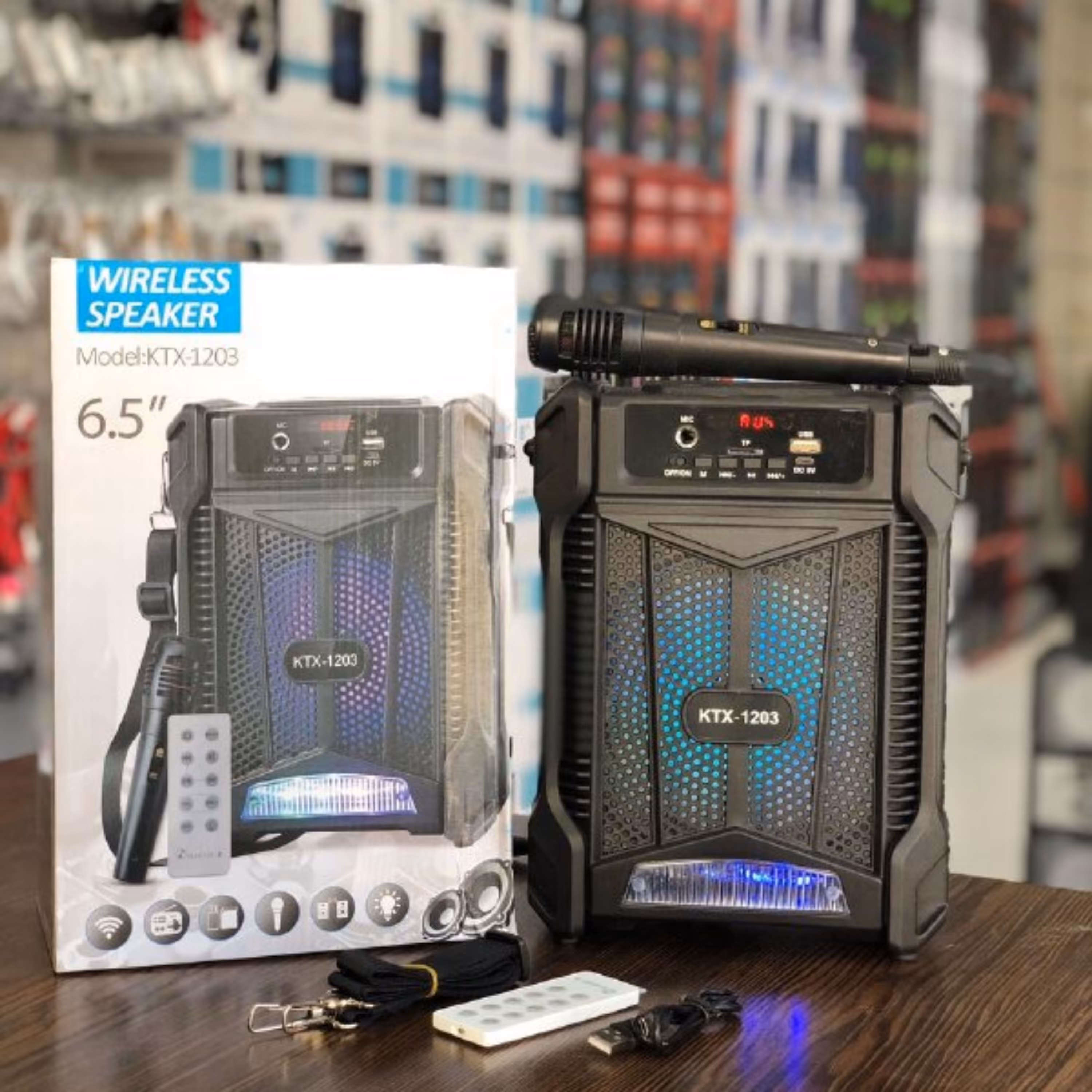 اسپیکر بلوتوثی قابل حمل مدل KTX 1203