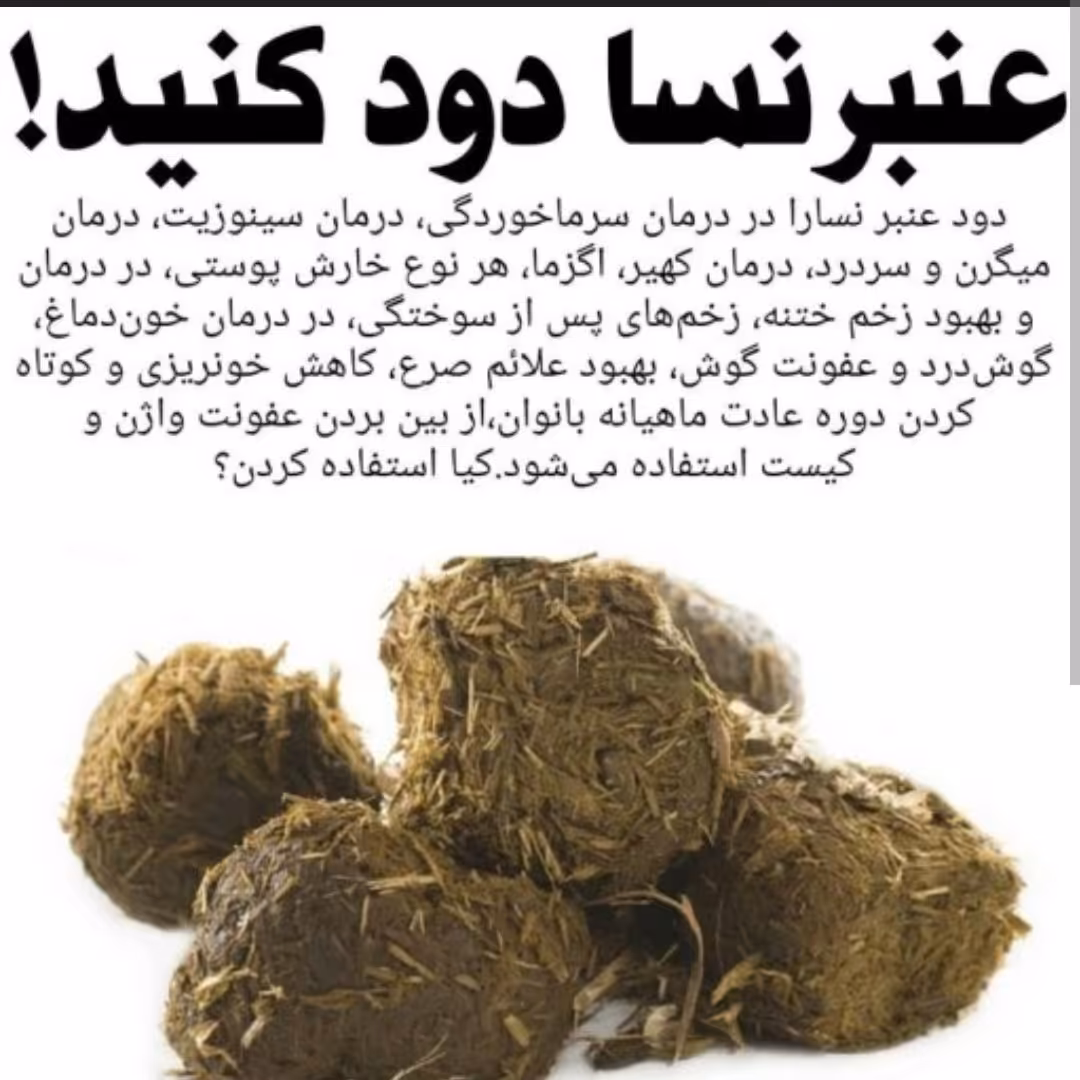 عنبر نسا اصل عطاری کوچه باغ تضمینی 12 عدد