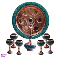 سرویس 8 پارچه تنگ و جام فیروزه کوب مدل 373400