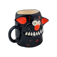 ماگ فانتزی هیولا دیوانه طرح دیزنی برند لولولند رنگ مشکی کد 39007