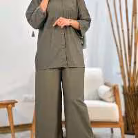 ست تیشرت شلوار لوزی.