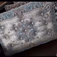 پشتی سنتی ترمه تکیه گاه بالشت سنتی تشک سنتی تحویل در باربری مقصد 