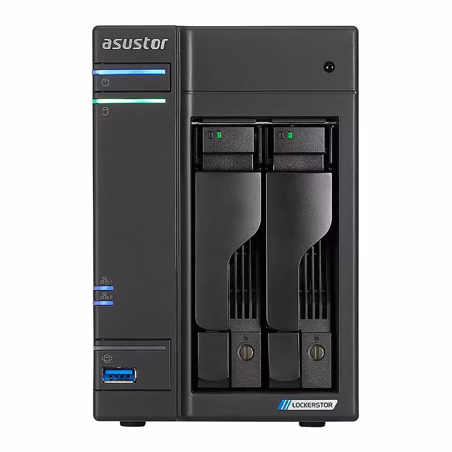 قیمت و خرید ذخيره ساز تحت شبکه ایسوستور مدل LOCKERSTOR 2 Gen2 AS6702T | یاس ارتباط