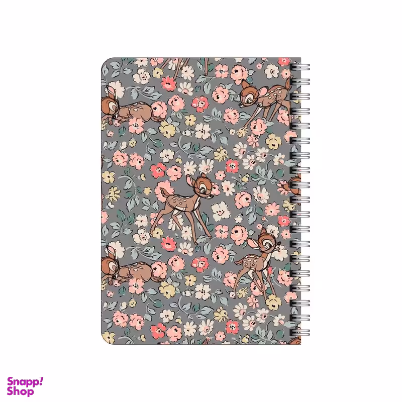 دفترچه یادداشت ۸۰ برگ بامبیلیپ مدل چوبی طرح گل گلی کد 2874546