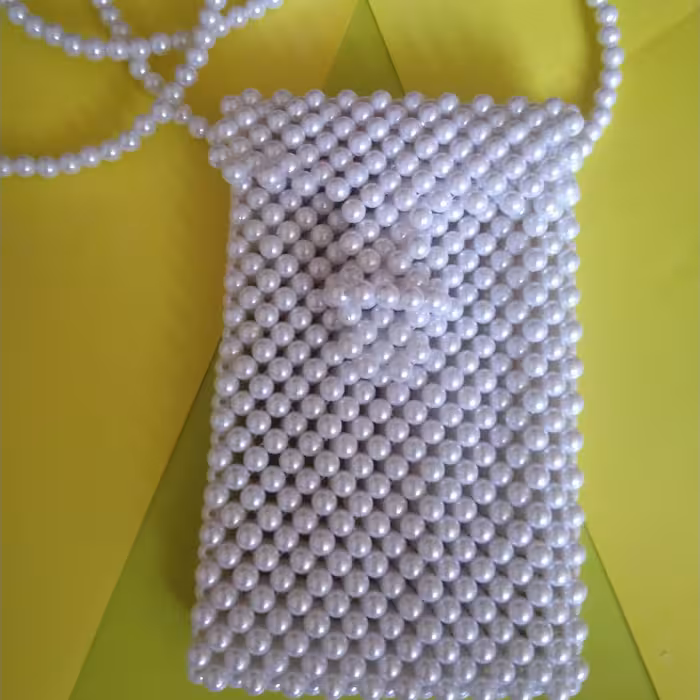 کیف مرواریدی موبایل .