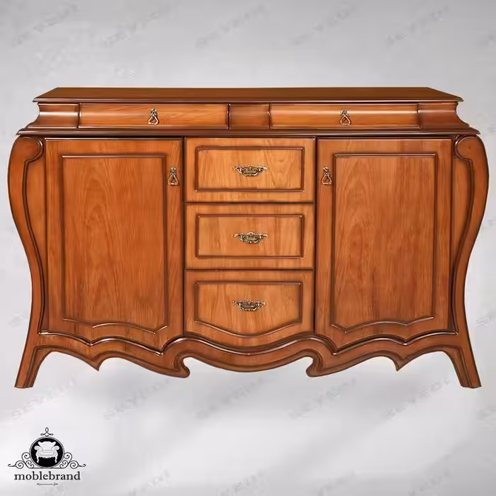 کنسول سه درب بغل خمره کشو دار