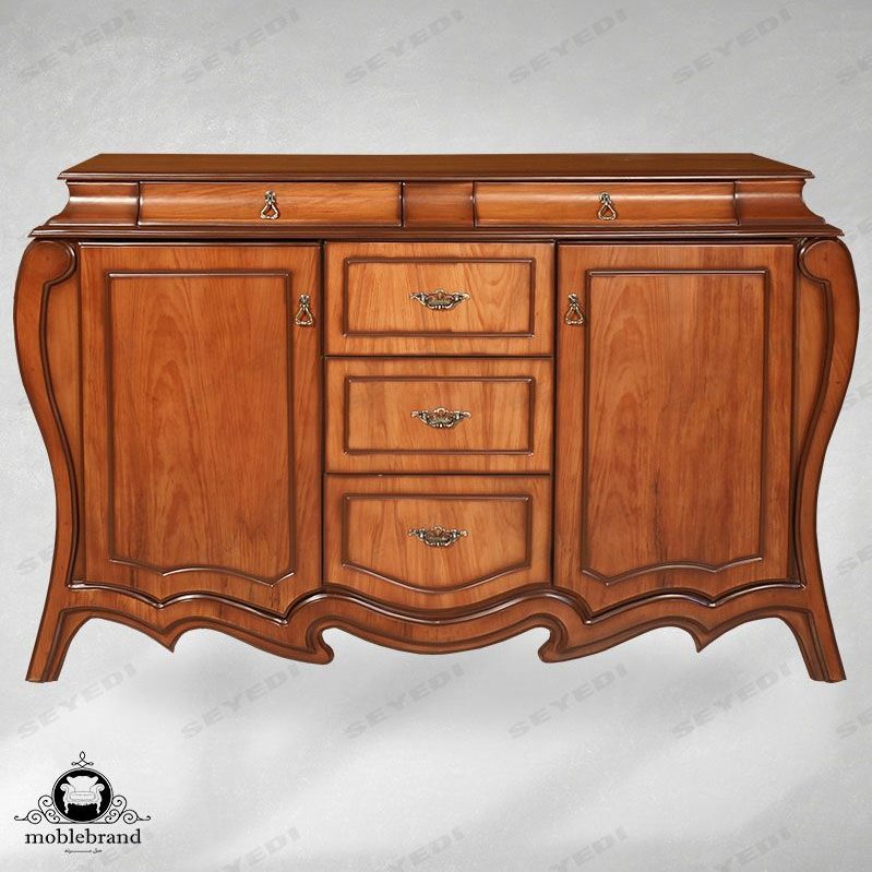 کنسول سه درب بغل خمره کشو دار