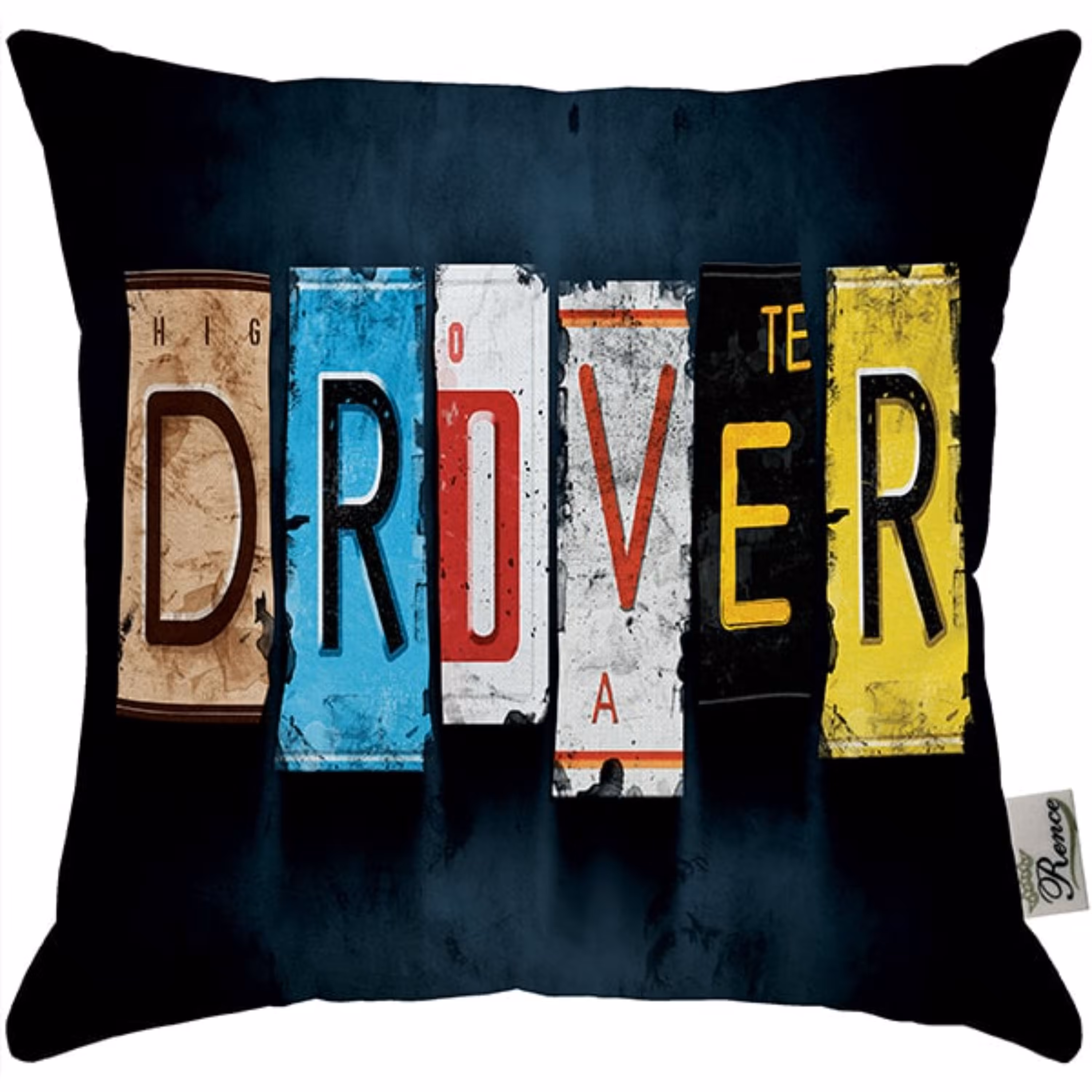 کوسن مبل مخمل طرح خودرو سایز 33 در 33 مدل S2-902 شرکت رنس