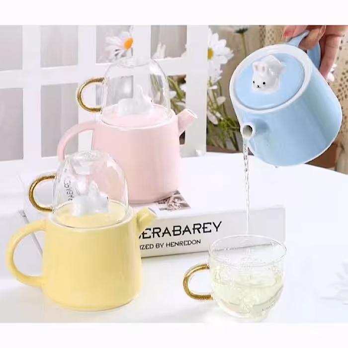 قوری فنجان فانتزی خرگوش