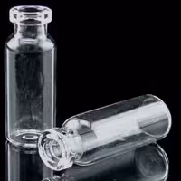 شیشه گیفت  ویال سایز2 بادرب پلاستیکی ارتفاع 5 