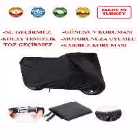 چادر موتورسیکلت مشکی مگاس سیاه یاماها DT 125R سازگار موتور سیکلت با برزنت ضد آب MODA