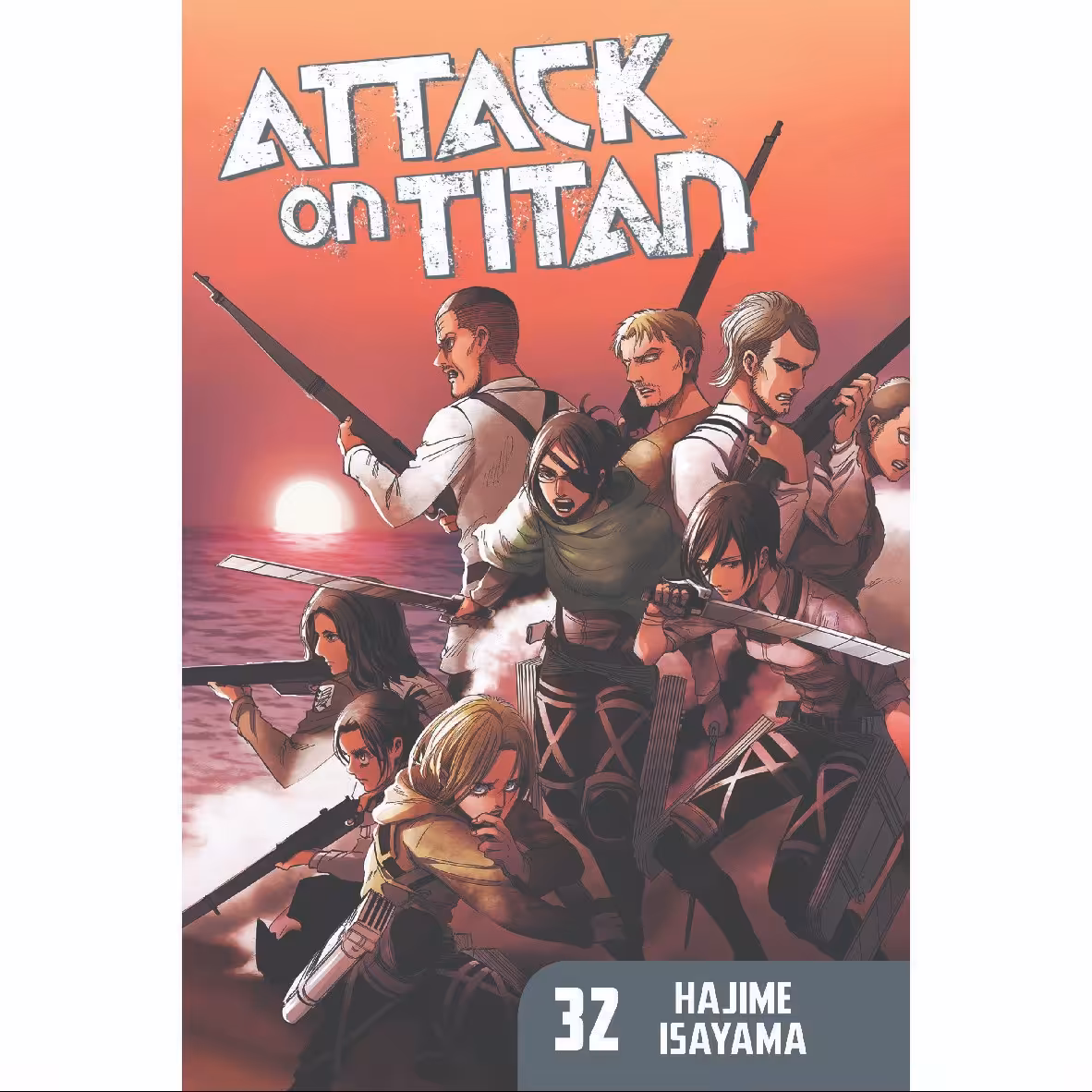 مانگا نبرد با تایتانها 32   attack on titan
