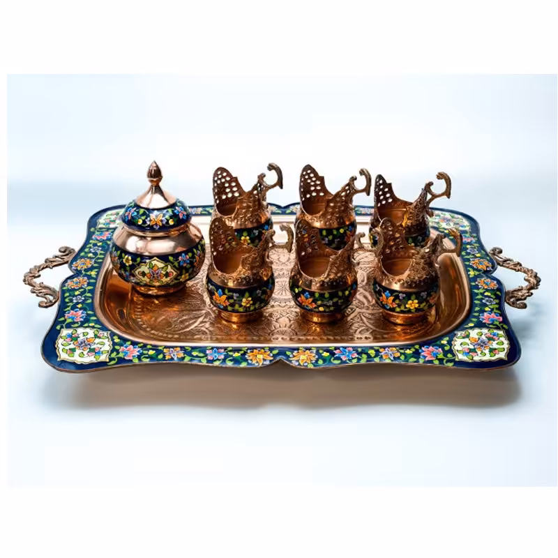 سرویس چایخوری با سینی پرداز