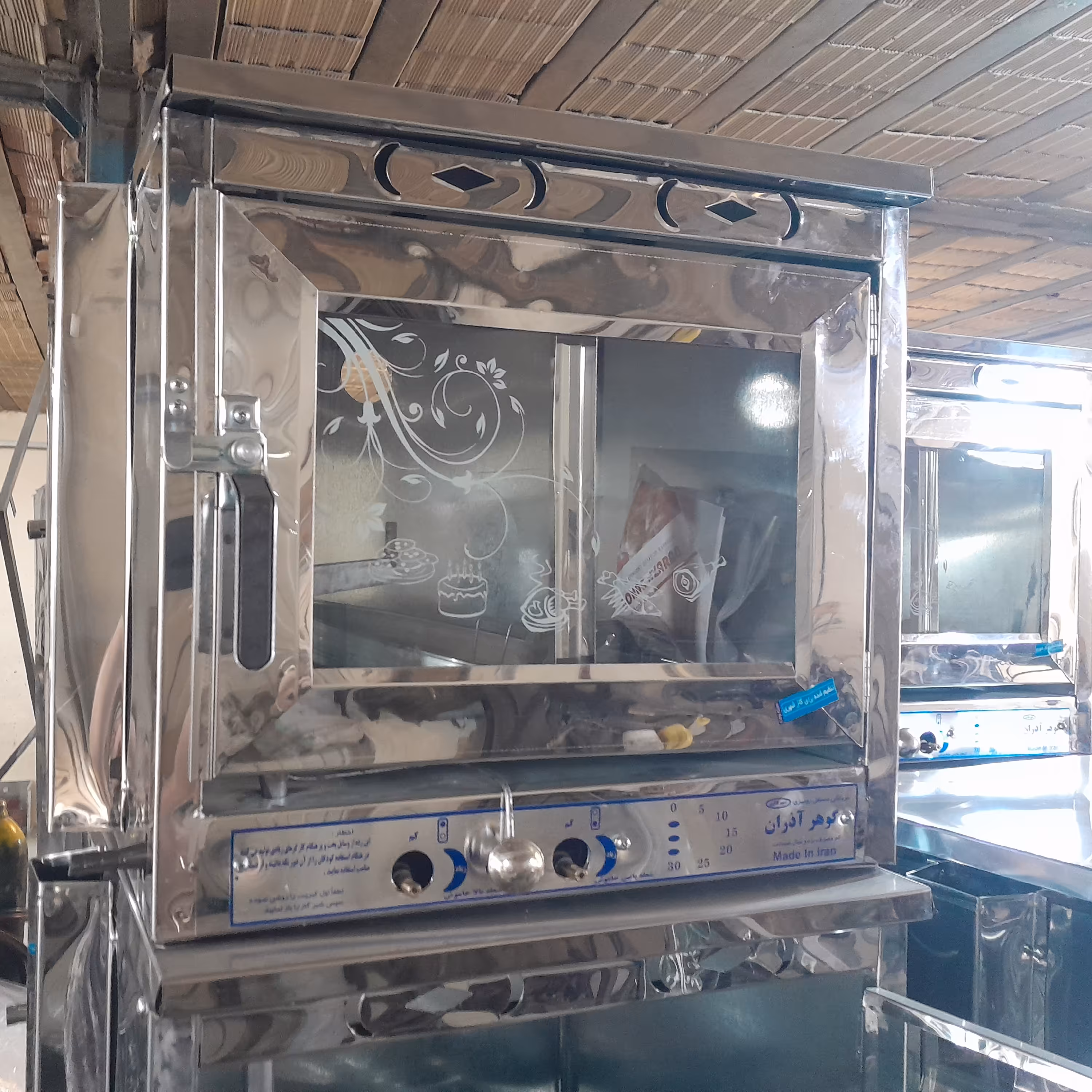 تنور گازی یا تنورخانگی تمام استیل مدل sg500  (تولید و پخش کننده از درب کارخانه)     ((پس کرایه ))