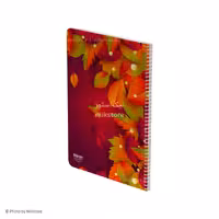 دفتر فنری 100برگ مجلد وزیری کلاسیک الیپون کد 278